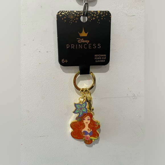 Loungefly Disney The Little Mermaid Ariel Aquatic Dream Portrait Keychain - Picture 4 of 6